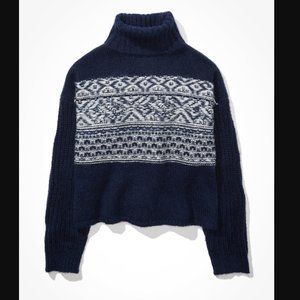 Fairisle Turtleneck Sweater